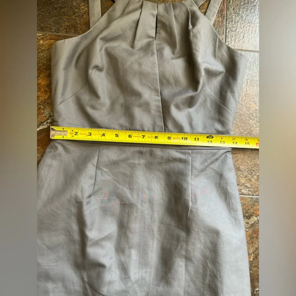 J. Crew gray 100% cotton sleeveless lined dress. Size 4